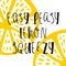 Easy Peasy Lemon Squeezy Vector Illustration.