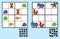 Easy sudoku puzzle with animals for children