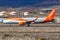 EasyJet Europe Airbus A320 airplane Tenerife South Airport in Spain 20 Years special colors