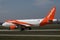 Easyjet plane, close-up view