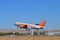 EasyJet taking Off From Alicante Airport - Boeing A320 Airbus