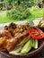 eat delicious chicken with darling in Jogjakarta City