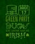 Eat, drink and be irish grunge vintage poster.