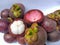 We only eat the juicy inside Mangosteen