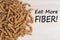 Eat More Fiber with Rice Pasta Concept