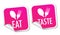 Eat and taste stickers