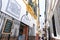 Eating and Drinking, narrow alleys in downtown Seville