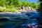 Eau Claire River running through the Dells of the Eau Claire Park in Aniwa, Wisconsin