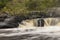 Eau Claire River Waterfall In Autumn