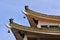 Eave detail of Chinese old style architecture