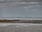 Ebb tide Road on the wadden sea to the island Mandoe, Esbjerg Denmark