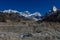 EBC trek beautiful view in Himalaya mountains