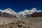 EBC trek beautiful view in Himalaya mountains