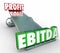 EBITDA vs Profit Words 3d Letters Scale Balance Weighing Account