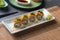 Ebiten tempura prawn roll sushi