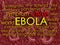 Ebola concept word cloud background