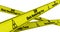 Ebola Haemorrhagic Fever. Yellow warning tapes