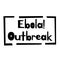 EBOLA OUTBREAK stamp on white