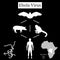 Ebola Virus. Infographics Source of disease. White on black