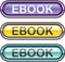 Ebook Button download look Glossy vector