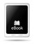 Ebook reader isolated