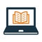EBooks, book, books, Learning, learn icon. Simple vector sketch.