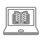 EBooks, book, books, Learning, learn line icon. Outline vector.