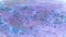 Ebru violet and blue paint beautiful abstractive pattern