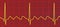 ECG in atrial flutter, 3D illustration