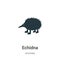 Echidna vector icon on white background. Flat vector echidna icon symbol sign from modern animals collection for mobile concept