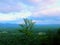 Echo Lake State Park summer view from Cathedral Ledge