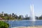 Echo Park Lake - swan boats