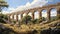 Echoes of Antiquity: Serene Decay in Roman Aqueduct Remnants