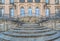 Echternach - The Grand Duchy of Luxembourg - 04 14 2019 - The double stairs and facade of the Classical Lycee Lycee Classique of