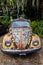 Eclectic, Artistic Volkswagon Closeup At Whimseyland Bowling Ball House in Safety Harbor