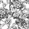 Eclectic fabric seamless pattern. Ethnic background with baroque ornament.