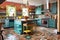 Eclectic Kitchen: Create a kitchen with an eclectic - inspired design. Generative AI