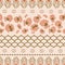 Eclectic seamless pattern texture with leopard stains and grid shapes mix.