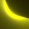 eclipse as 3D image of bright yellow sun emerging from behind the moon