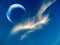 eclipse of the moon is rare phenomenon same white crow cloud