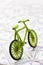 Eco bicycle icon concept