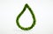 Eco blank water drop symbol