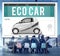 Eco Car Electrical Energy Fuel Hybrid Innovation Plug Concept