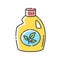 Eco cleaning product RGB color icon