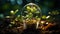 Eco-Empowerment: Lightbulb Tree Illuminating the Path to Energy Conservation