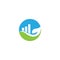 Eco Finance logo template