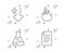 Eco food, Chemistry lab and Energy drops icons set. File sign. Organic tested, Laboratory, Power usage. Vector