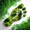 Eco Footprint Concept with Greenery and Earth Textures. Generative ai