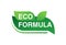 Eco formula stamp - eco-friendly badge