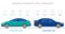 Eco friendly electric cars and gasoline car comparison. Electric auto environment protection advantage vector